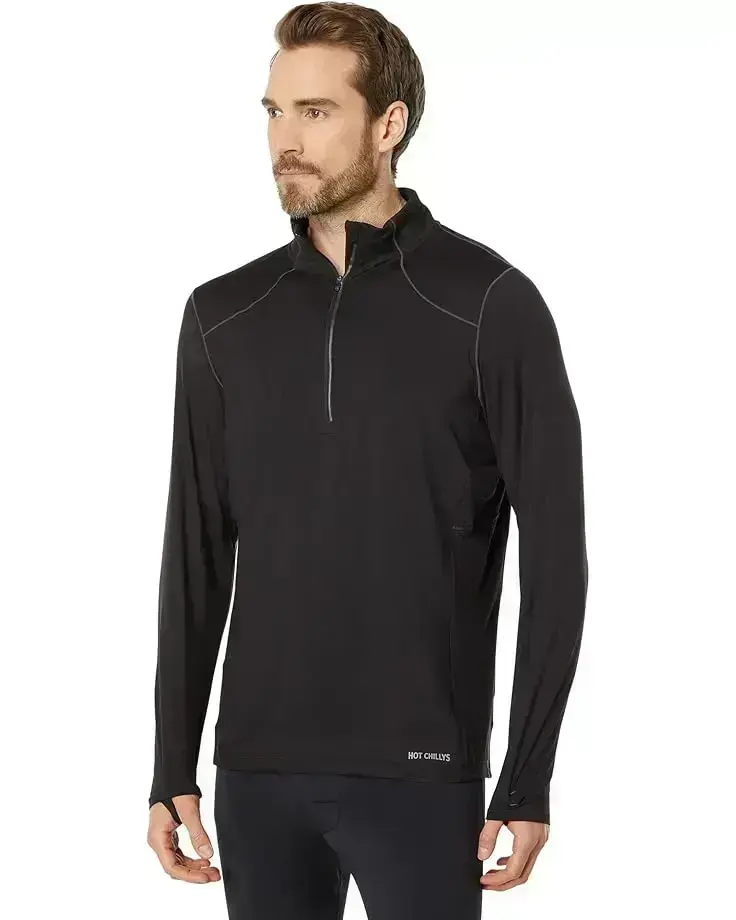 Men's Hot Chillys Clima-Trek Zip-Tee