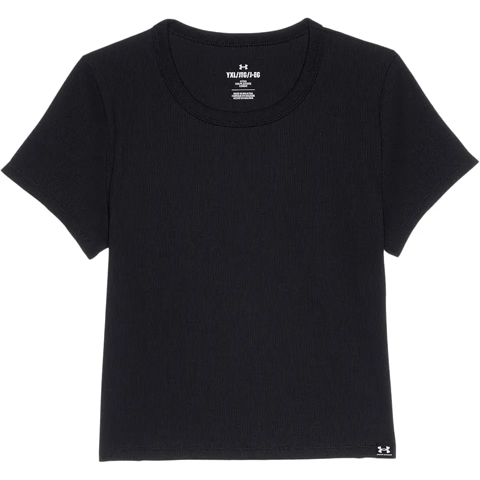 Rival Ribbed Short Sleeve T-shirt (Big Kids)