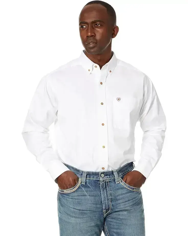 Men's Ariat Solid Twill Shirt