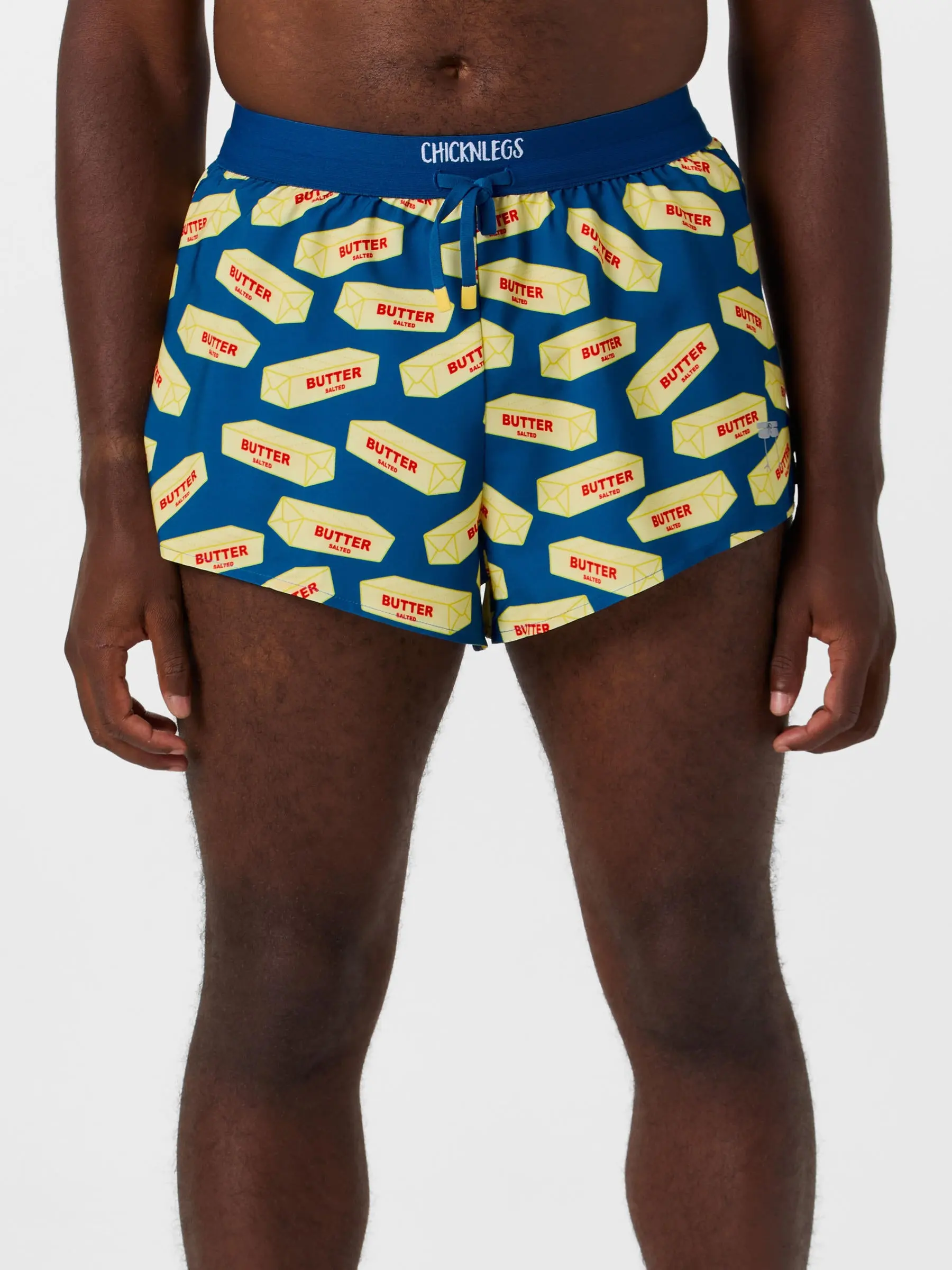 ChicknLegs Men's Butter 2" DS Split Short
