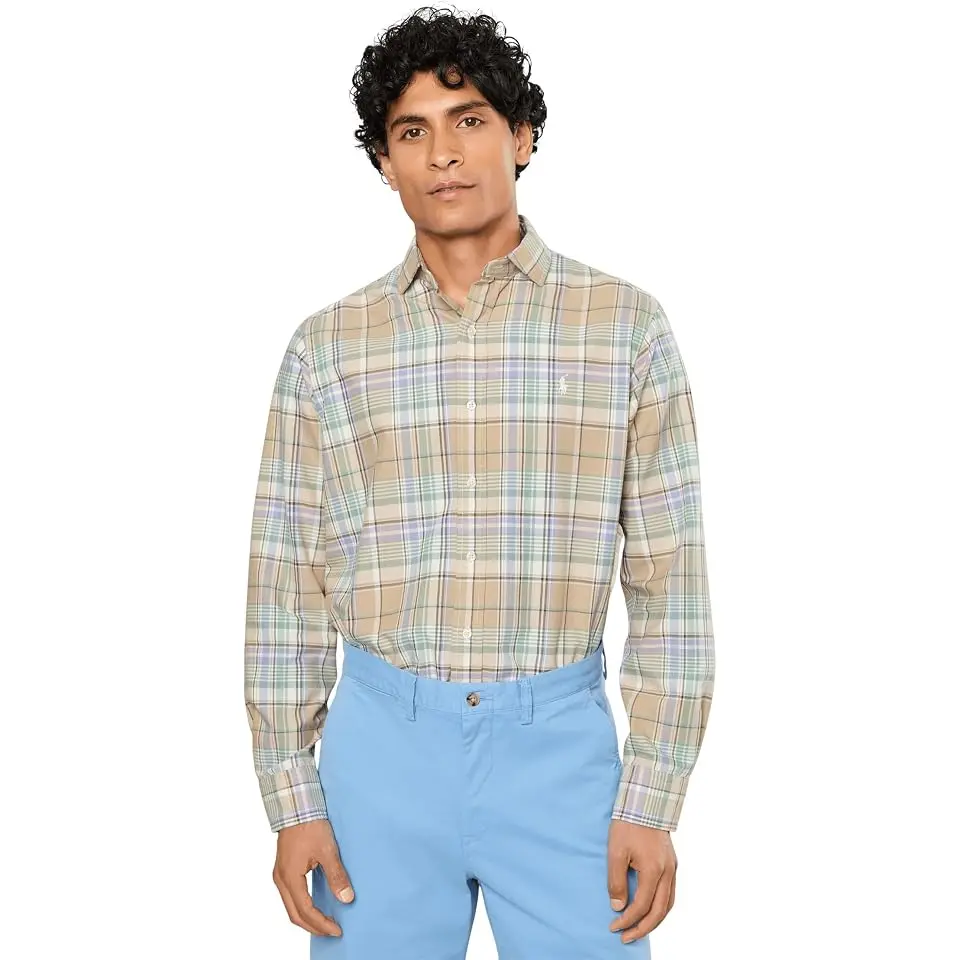 Classic Fit Plaid Performance Shirt