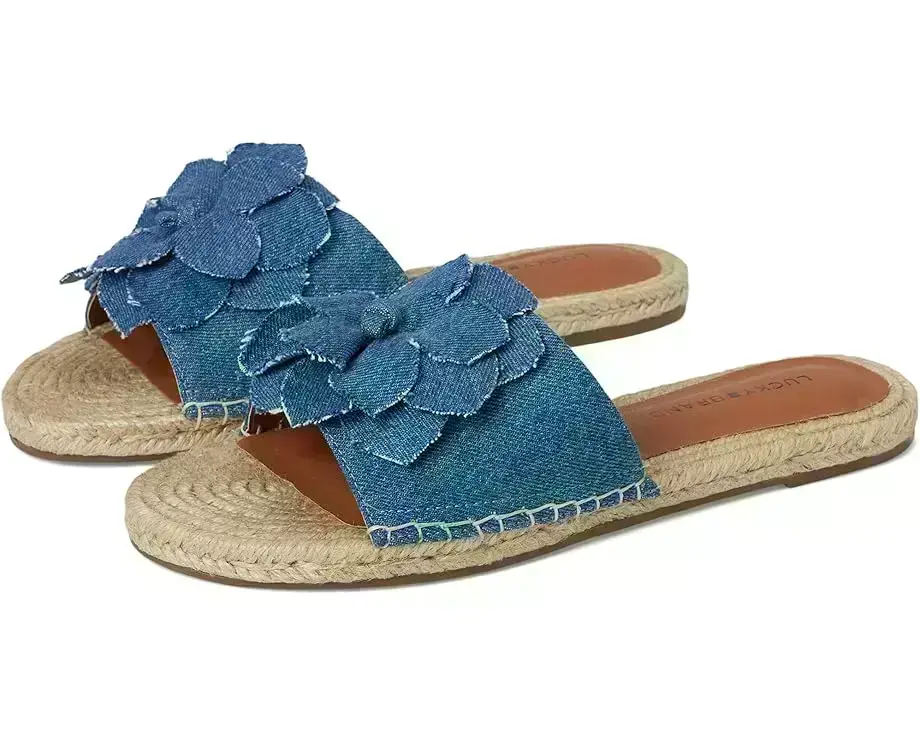 Women's Lucky Brand Biricha Floral Flat Sandals