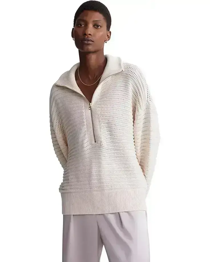 Women's Varley Tara Pointelle 1/2 Zip