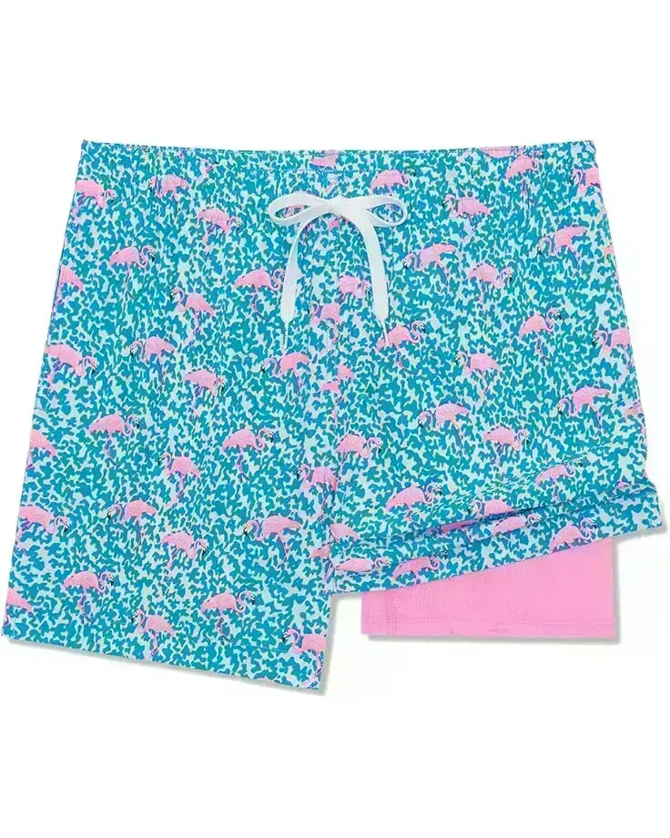 The Domingos Are For Flamingos 5.5" (Lined Classic Swim Trunk)