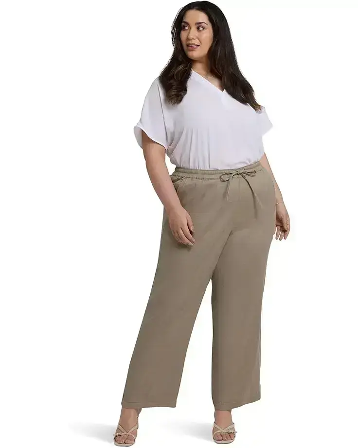 Women's NYDJ Plus Relaxed Drawstring Pull-On Pants