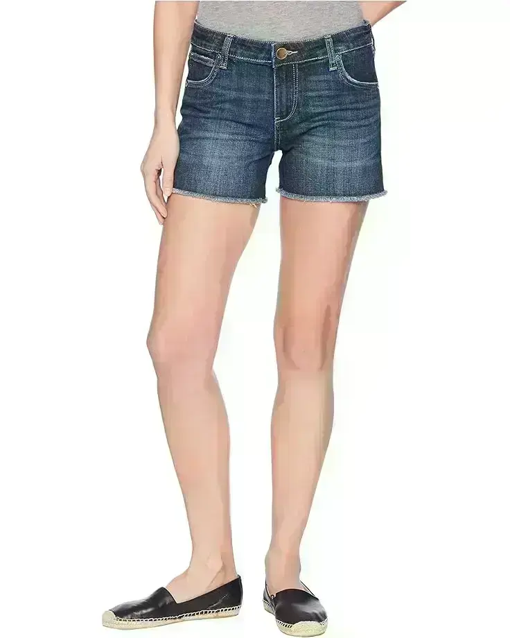 Gidget Fray Jean Shorts