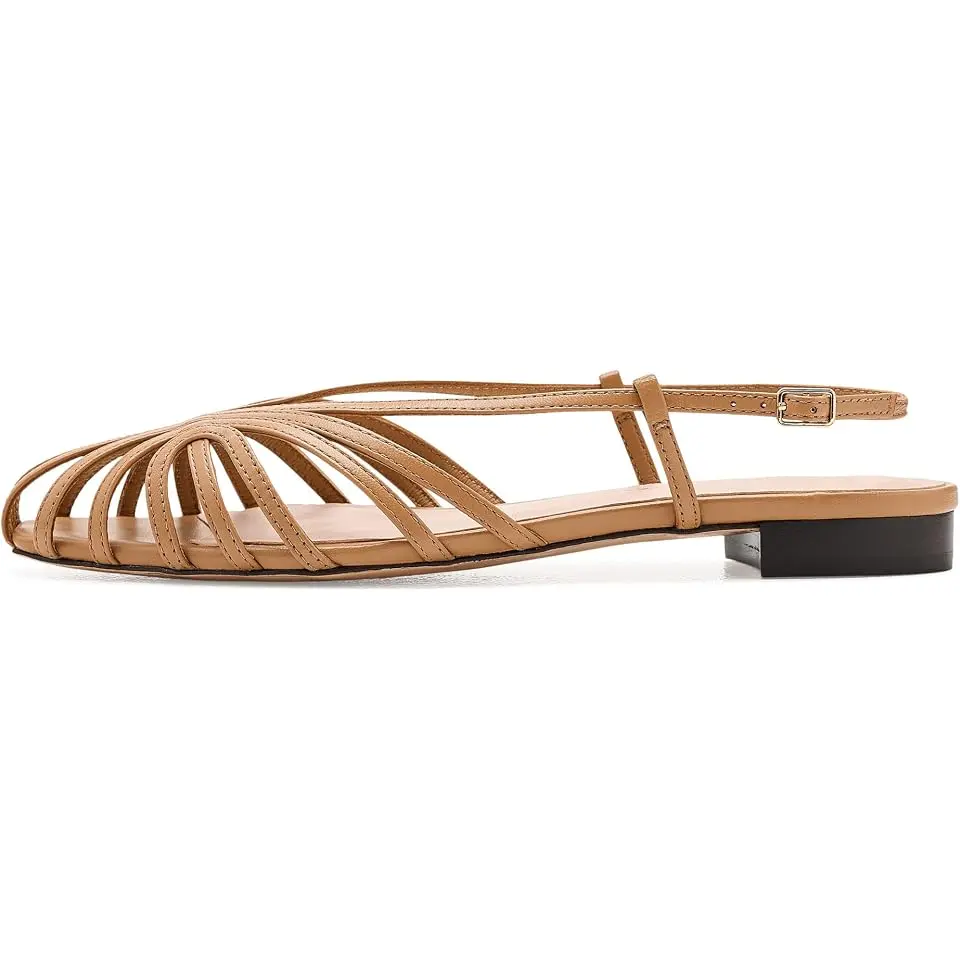 Devon Lattice Slingback Sandals