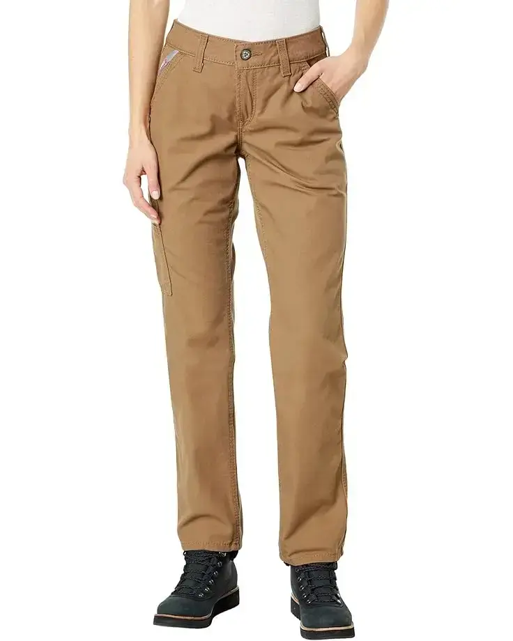 Women's Ariat FR Stretch Duralight Canvas Stackable Straight Leg Pants