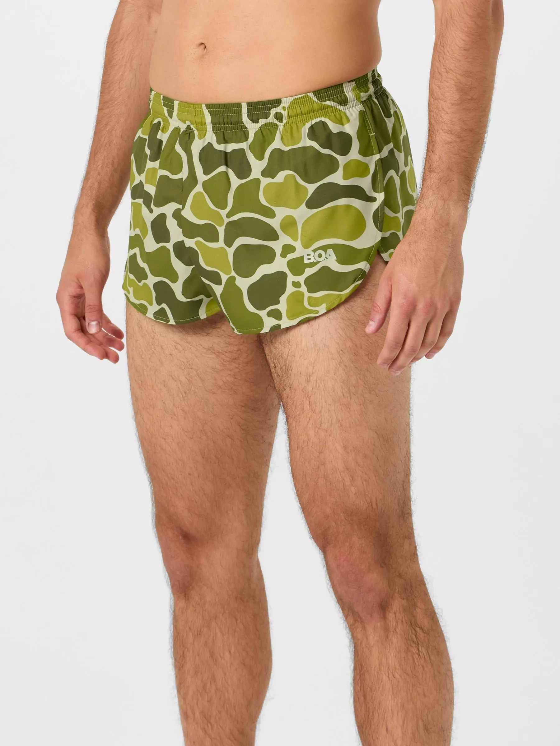BOA Men's 1" Elite Split Short Urban Camo Khaki