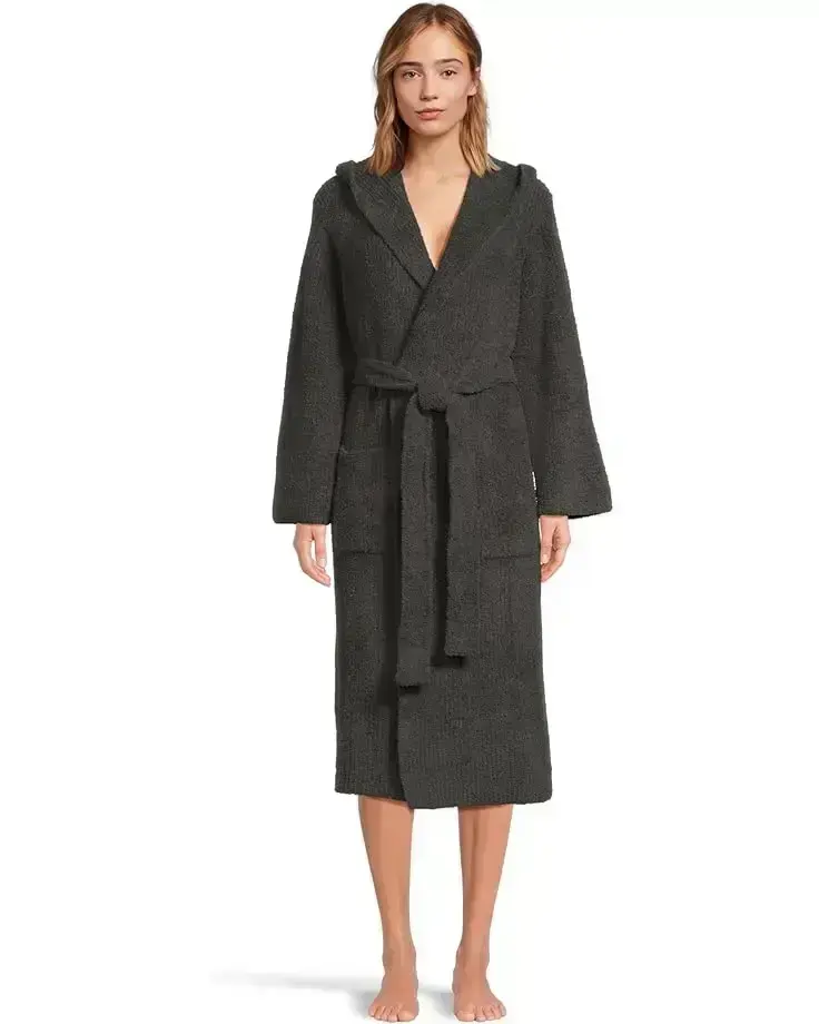 Women's Barefoot Dreams CozyChic® Ribbed Hooded Robe