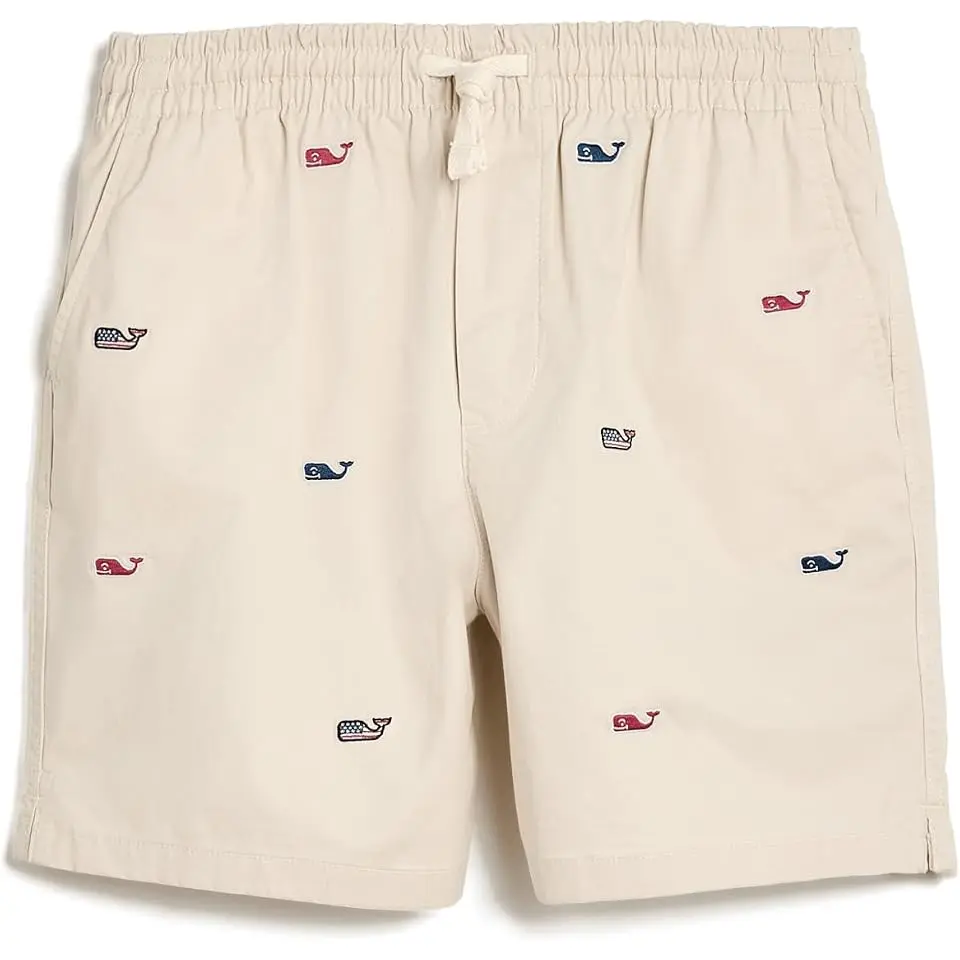 Embroidered Pull-On Shorts (Toddler/Little Kid/Big Kid)