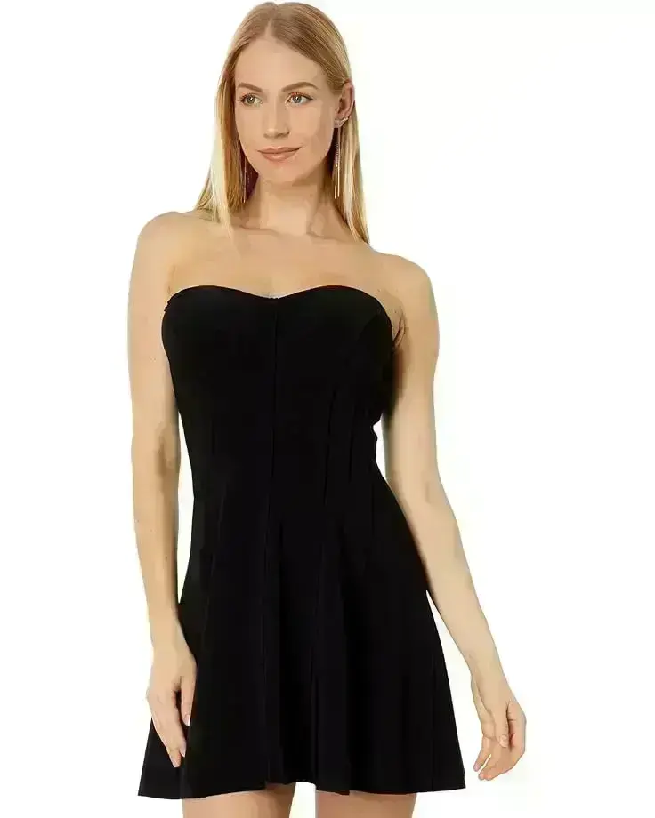 Women's Norma Kamali Strapless Grace Mini Dress