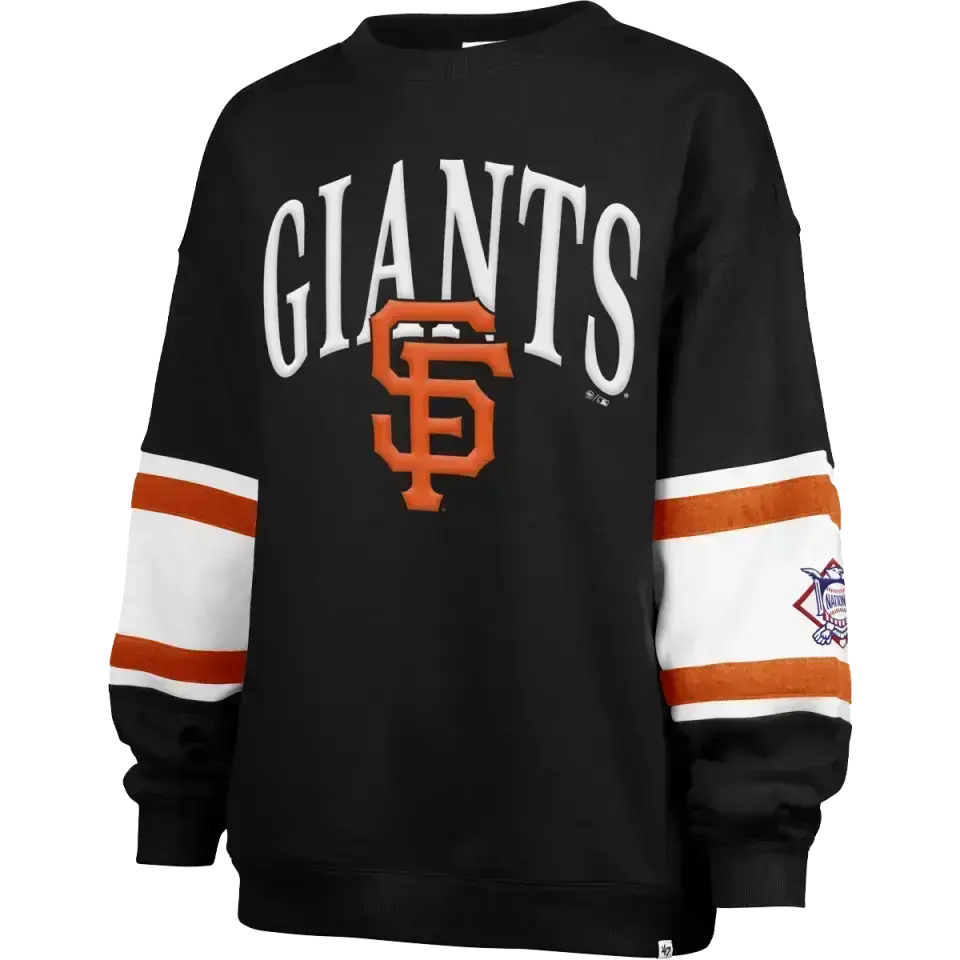 Women's Giants Steadfast Sleeve Paneled Crew