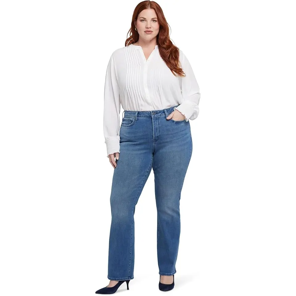 Plus Size Barbara Bootcut in Cascade Wave