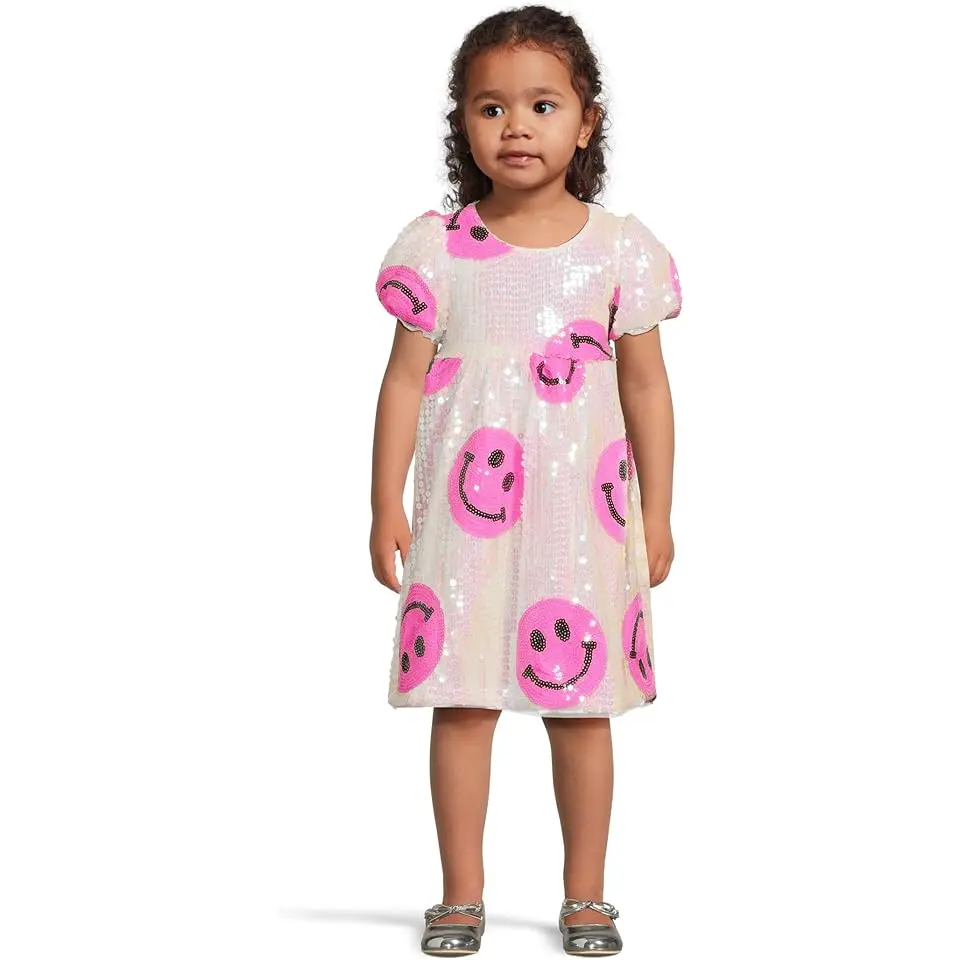 Pinkie Happy Emoji Dress (Little Kid/Big Kid)