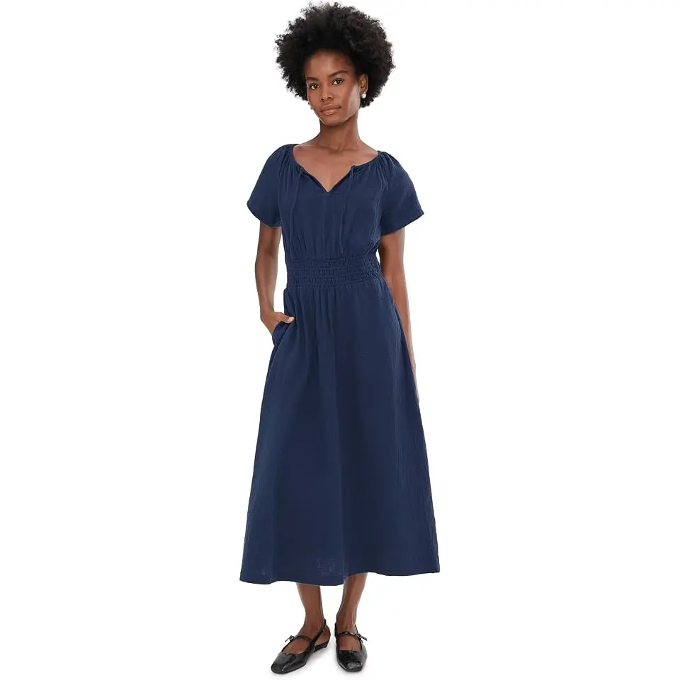 Coastal Boho Midi Dress