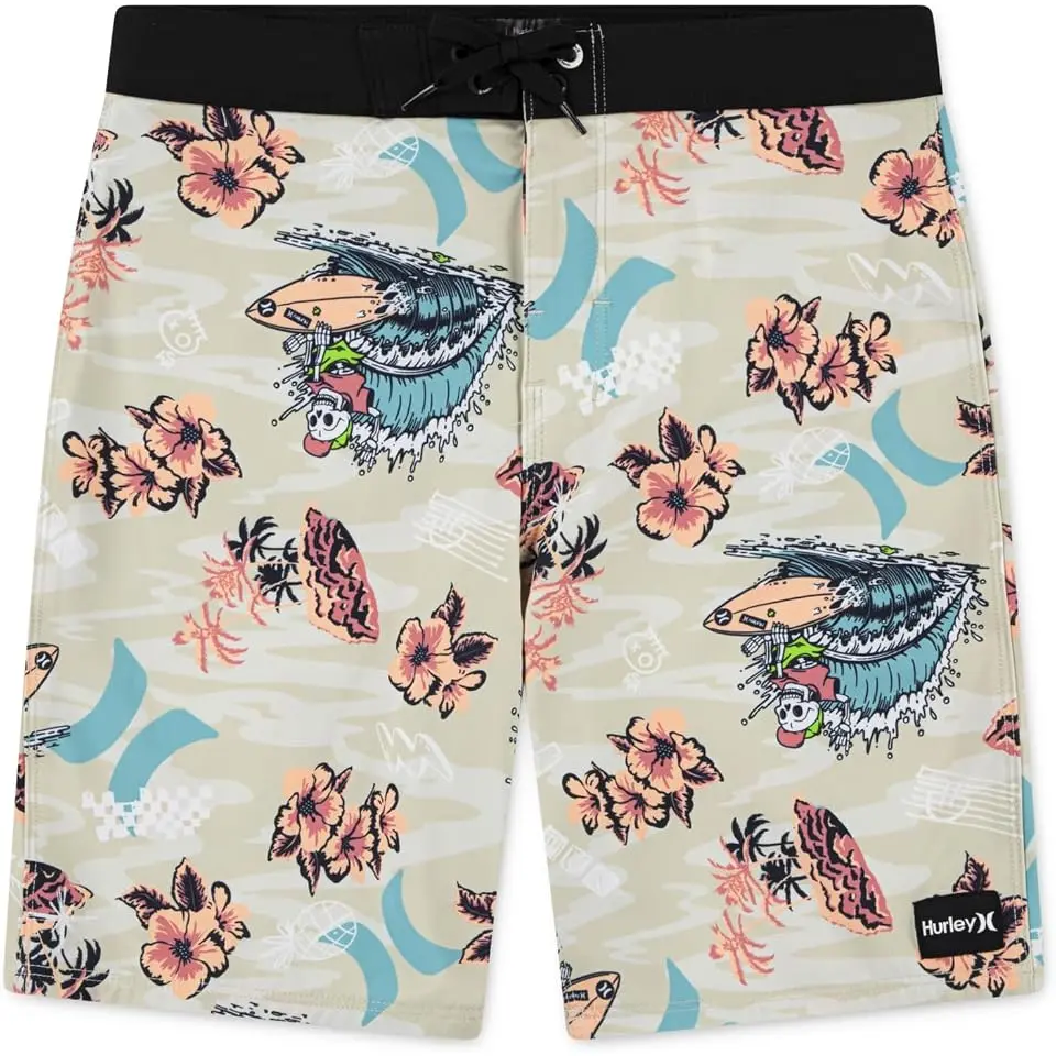 Doodle Isle Board Shorts (Big Kid)