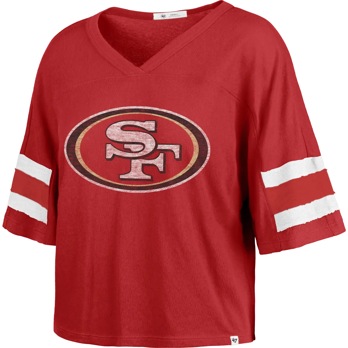 Women's 49ers Premier Scout Crop Tee