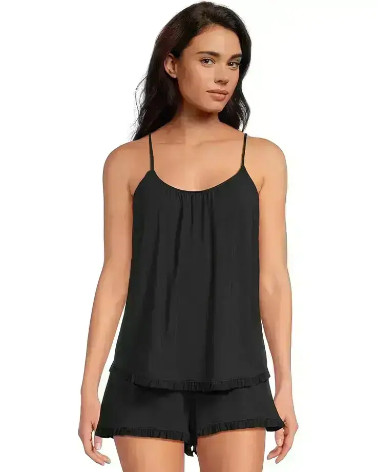 Women's Eberjey Gisele TENCEL™ Modal Ruffle Cami & Shortie Short Set