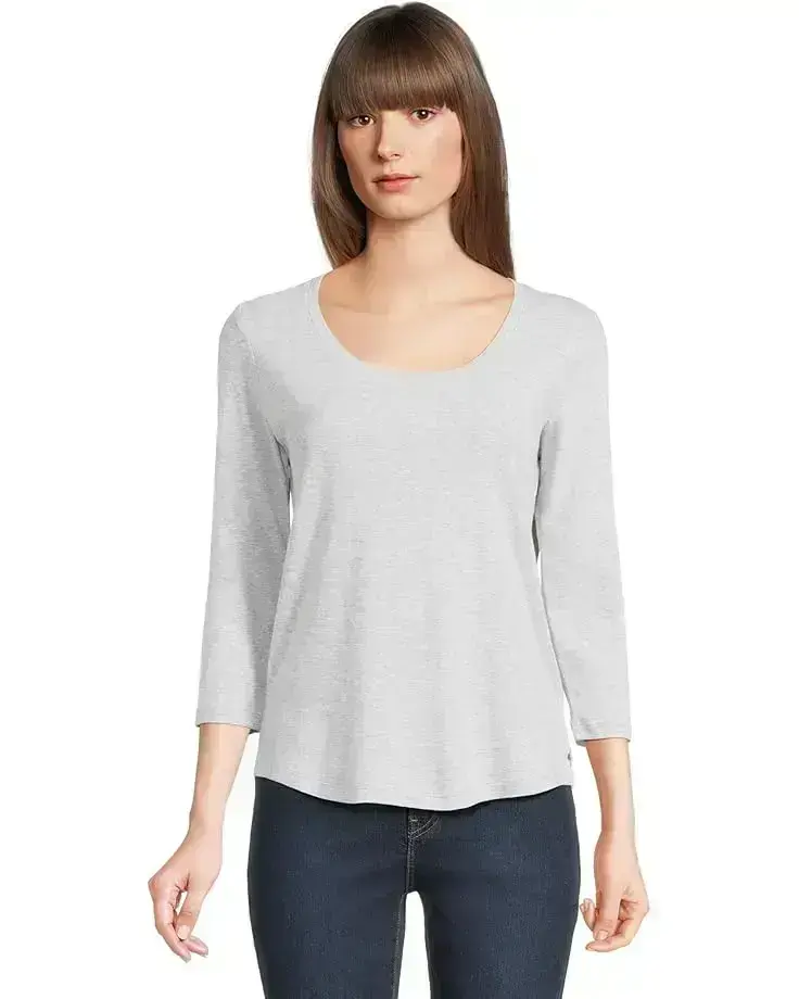 Women's Tommy Bahama Ashby Isles Rib 3/4 Sleeve Scoop