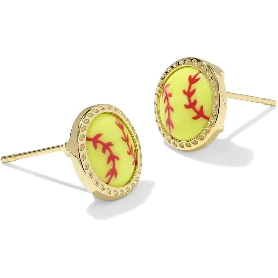 Softball Stud Earrings