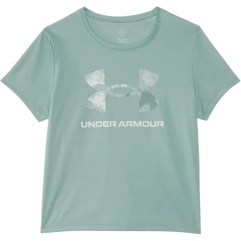 Tech Big Logo Print Short Sleeve T-Shirt (Big Kid)