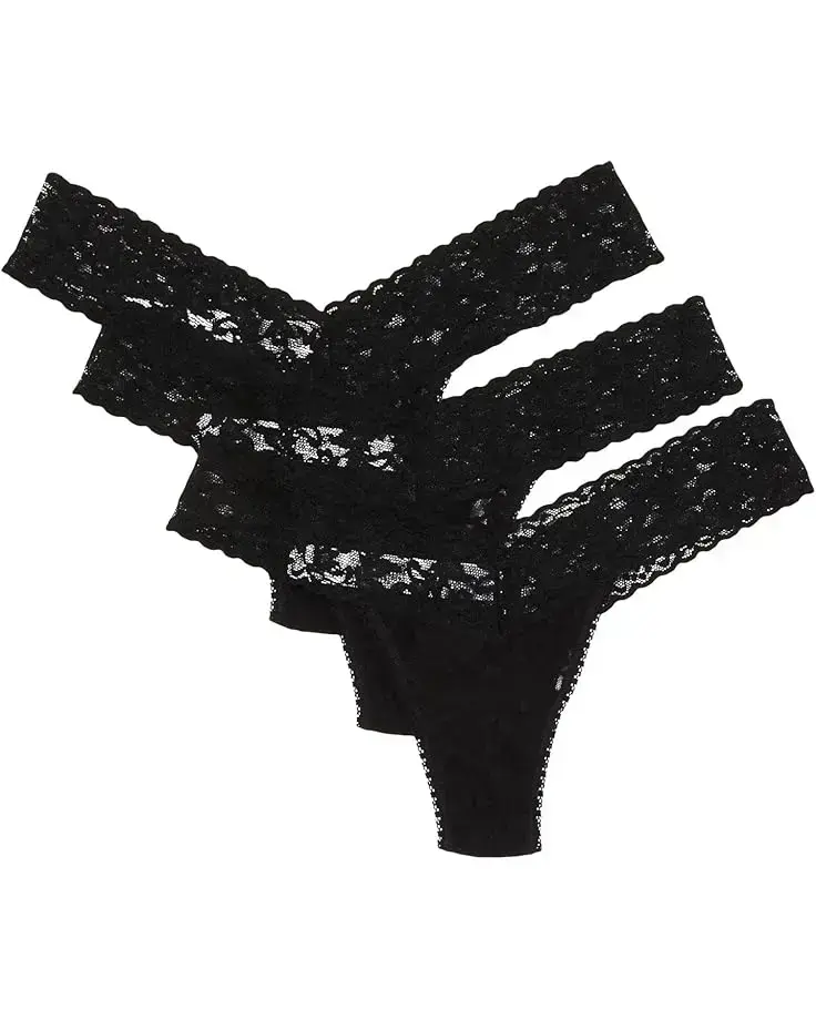 Women's Hanky Panky 3-Pack Low Rise Thong
