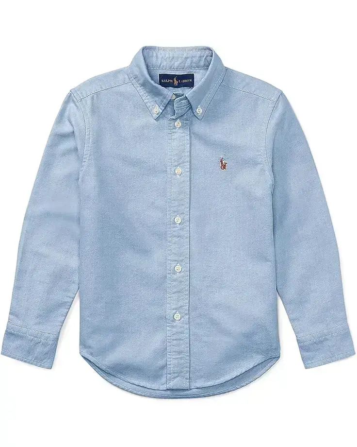 Polo Ralph Lauren Kids Cotton Oxford Sport Shirt (Little Kids)