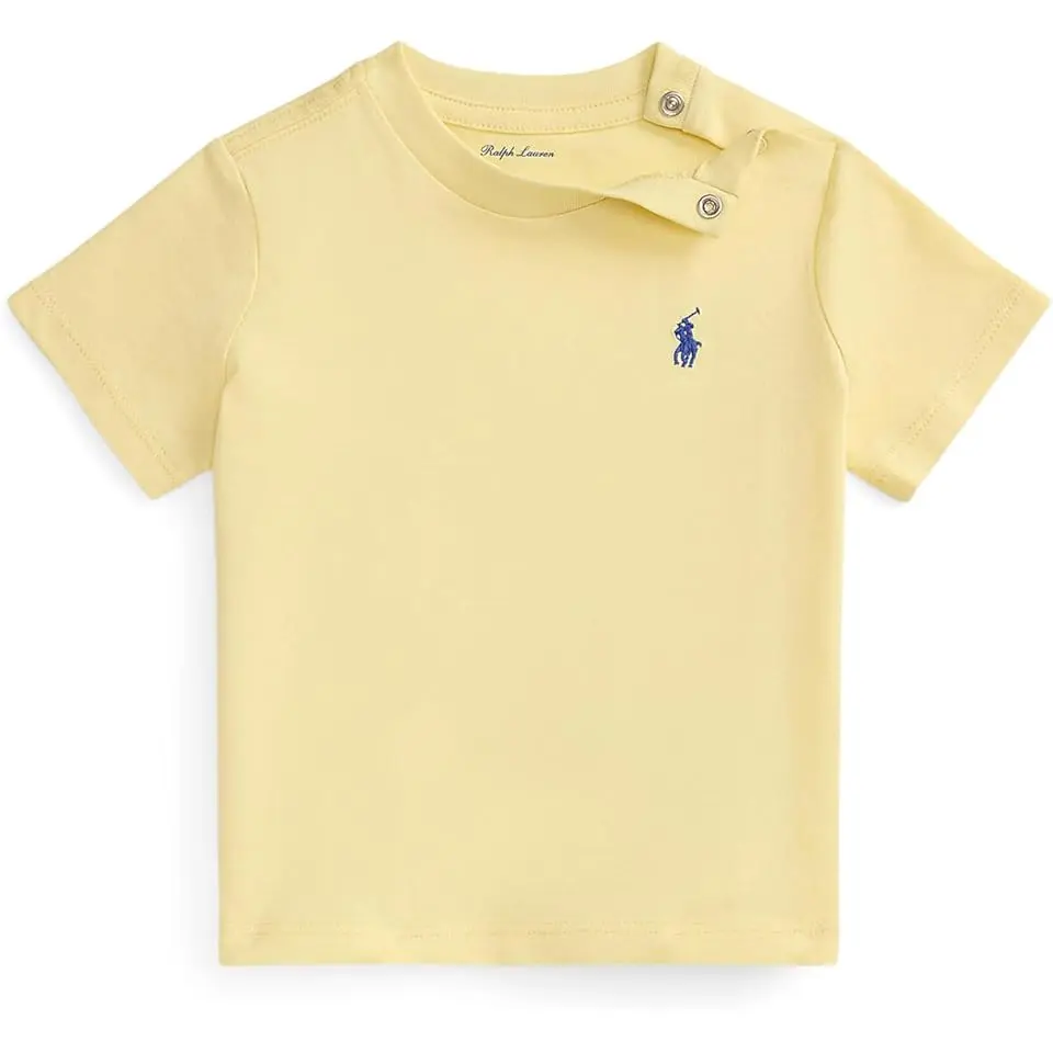 Cotton Jersey Crew Neck Tee (Infant/Toddler)