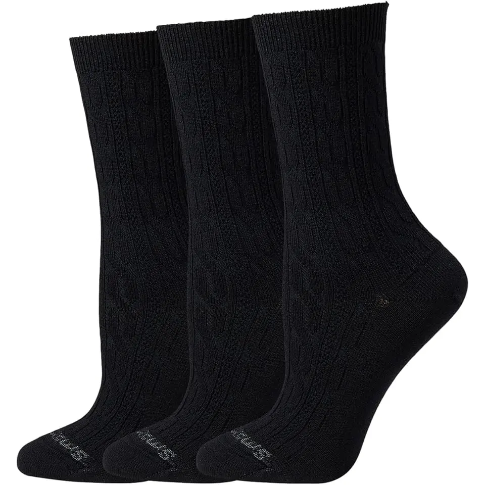 Everyday Cable Crew Socks 3-Pack