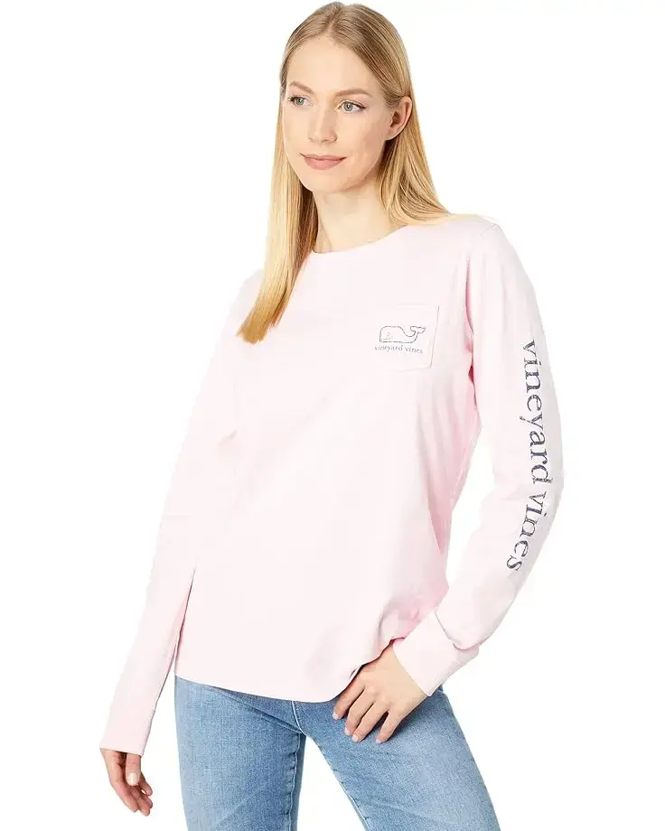 Women's Vineyard Vines Long-Sleeve Vintage Whale Tee