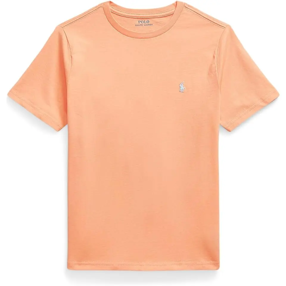 Cotton Jersey Crew Neck Tee (Big Kid)