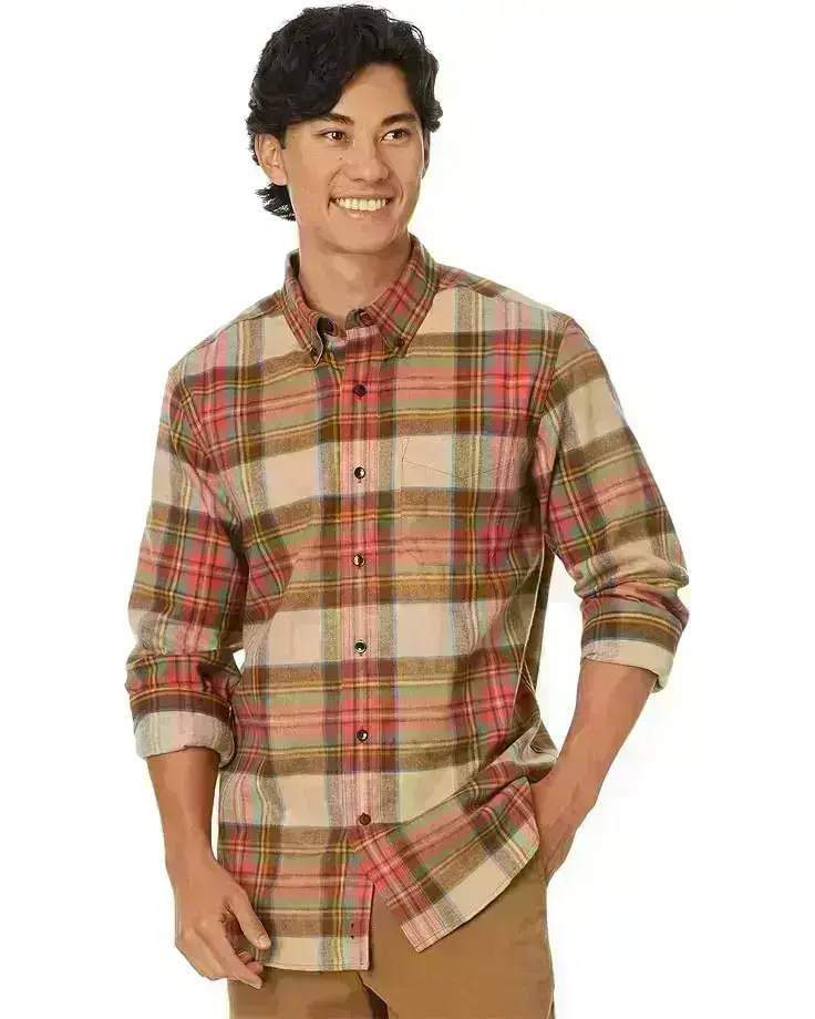 Men's L.L.Bean Scotch Plaid Flannel Traditional Fit Shirt