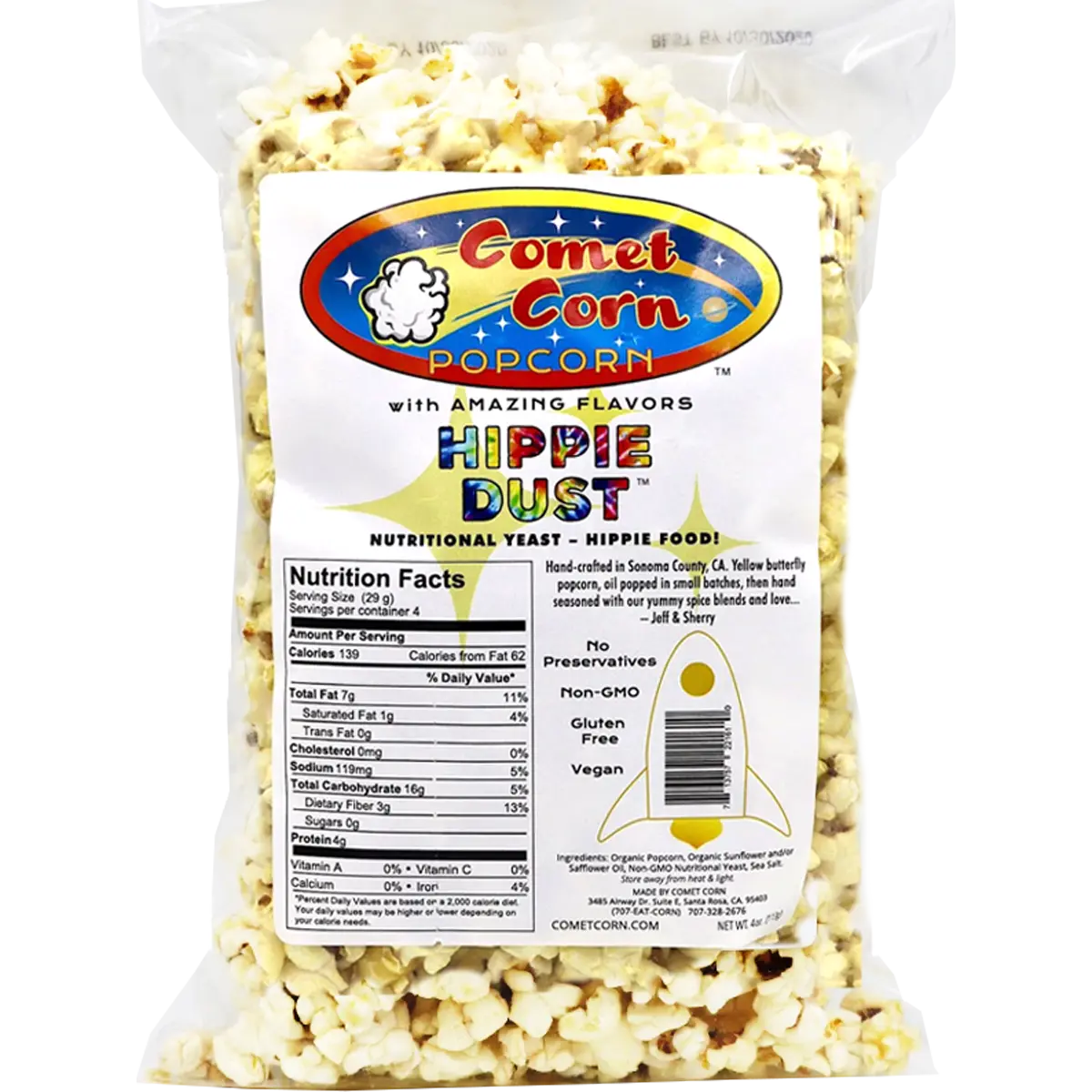 Comet Corn Popcorn 4.0 oz