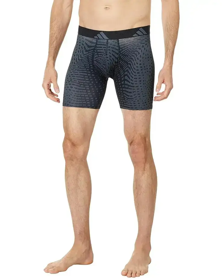 Men's adidas Athletic Fit Microfiber Boxer Brief Underwear 1-Pack