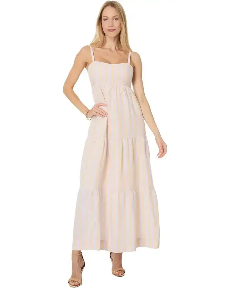 Women's Lilly Pulitzer Javanne Linen Maxi Dress