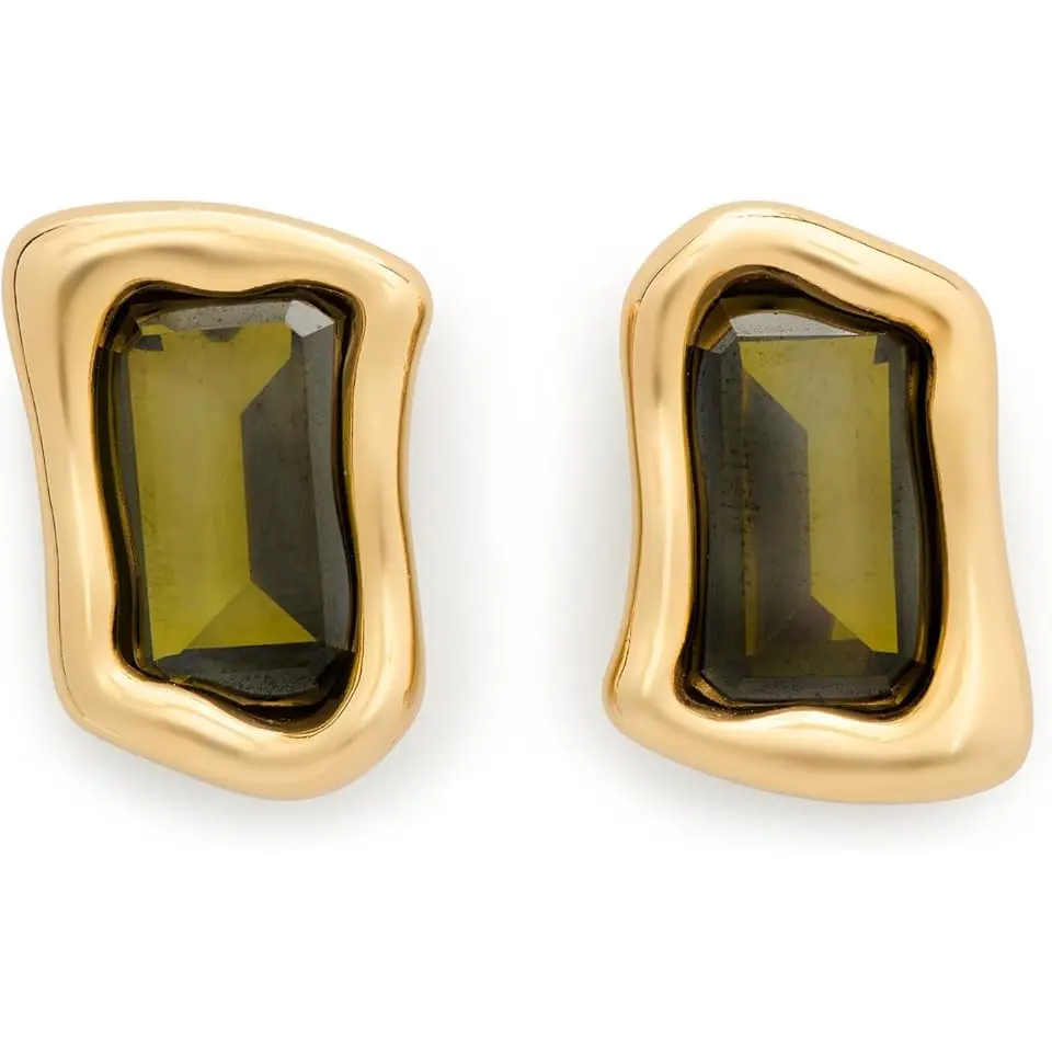Molten Glass Statement Studs