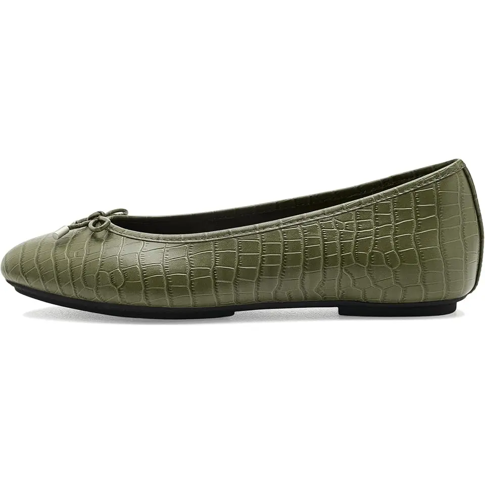Delicato Crocodile Ballerinas