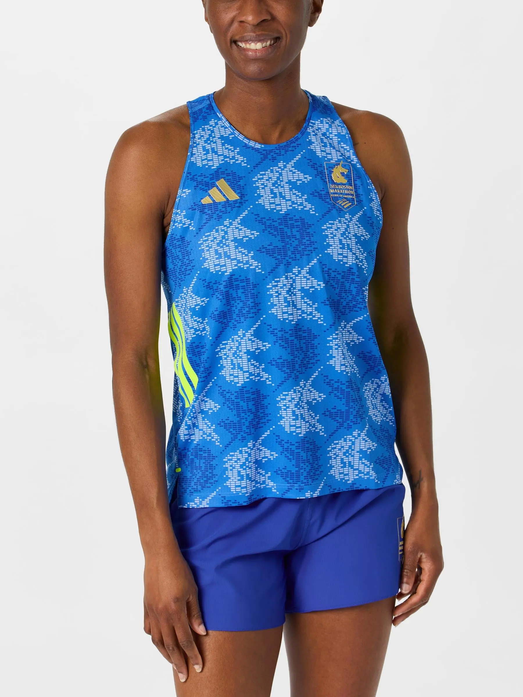 adidas Women's Boston Marathon 2026 Tank Print