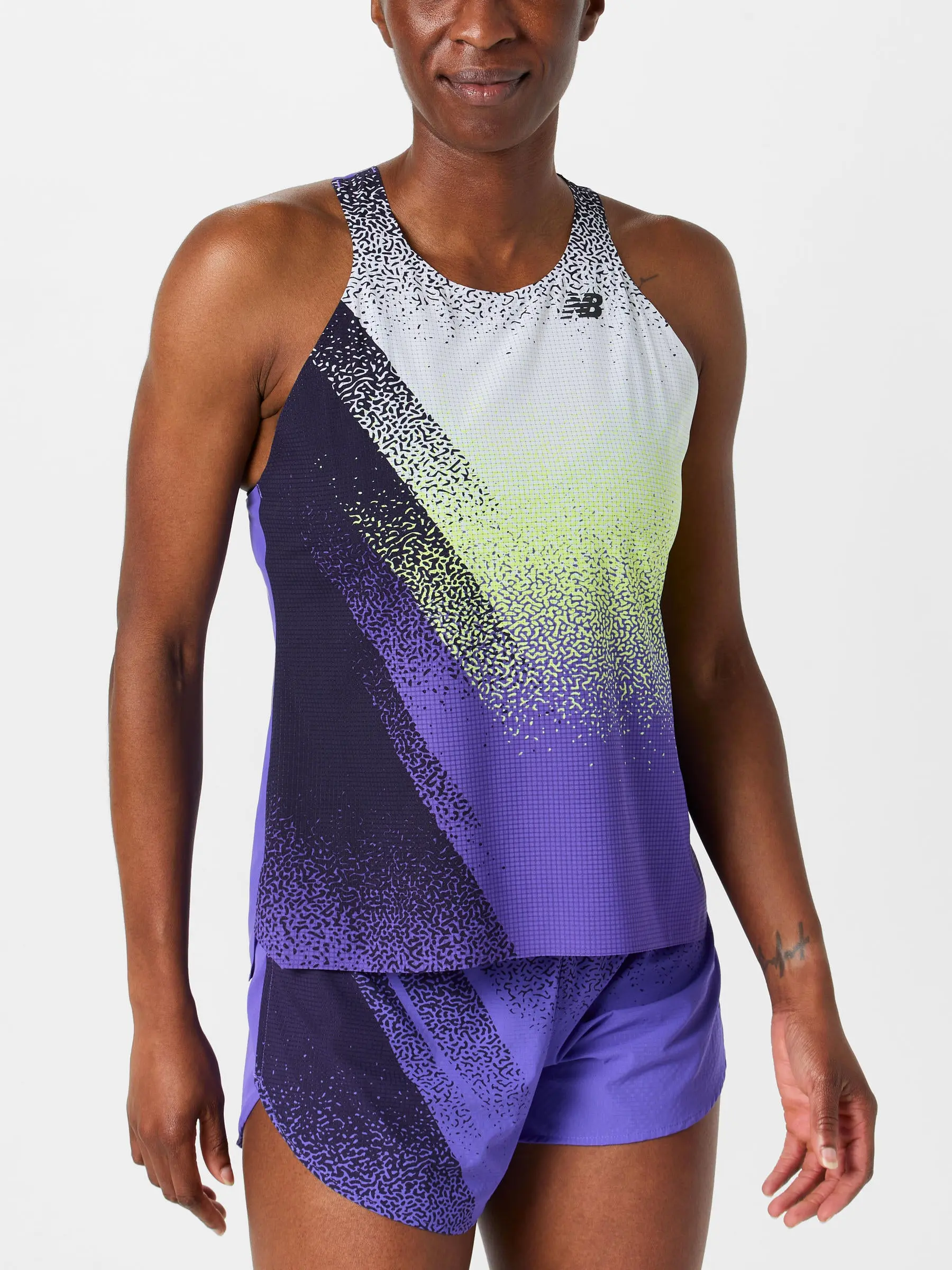 New Balance Women's Race Day UltraLight Printed Singlet