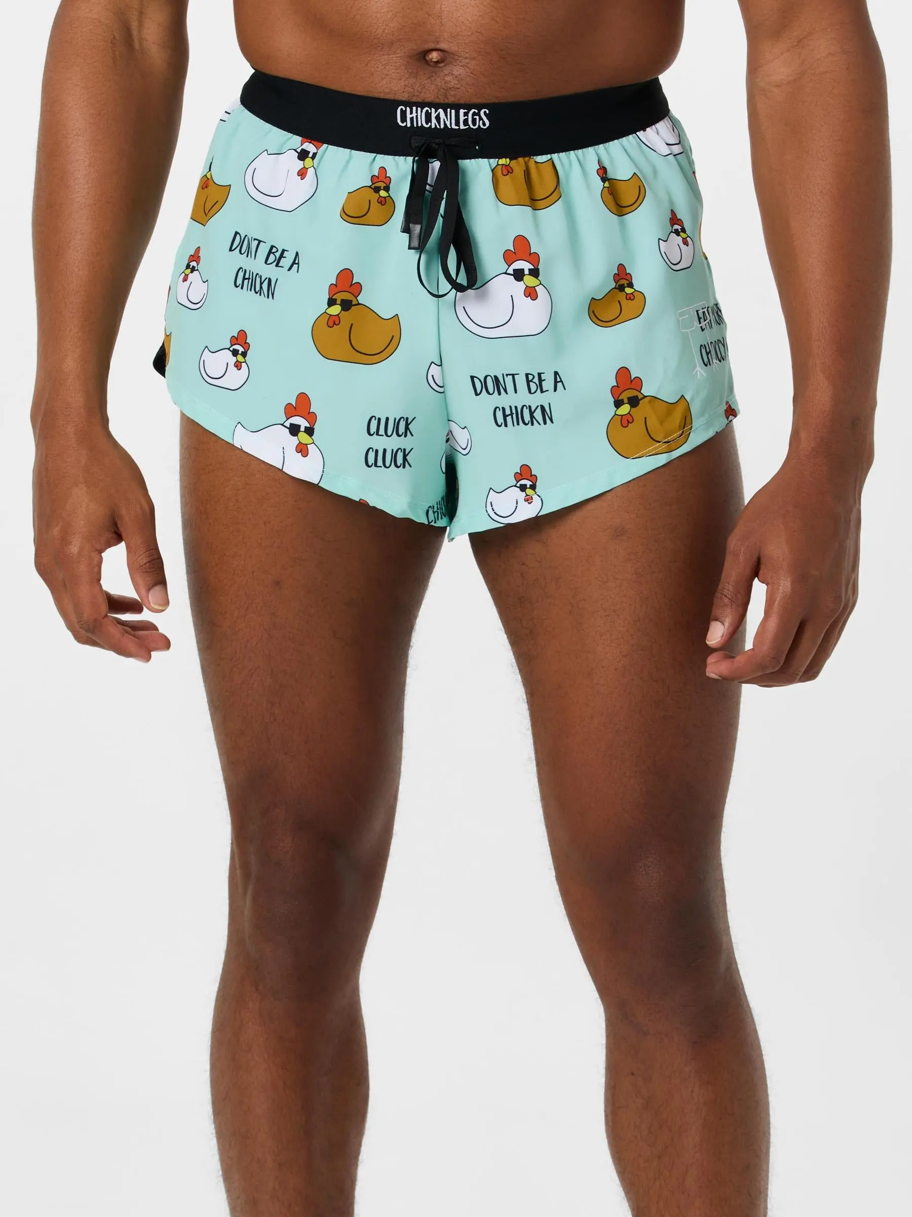 ChicknLegs Men's Swaggy Chickns 2" Split Shorts
