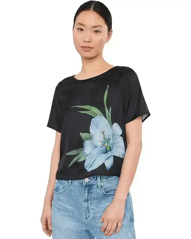 Women's Karen Neuburger Elbow Sleeve Henley Sleepshirt