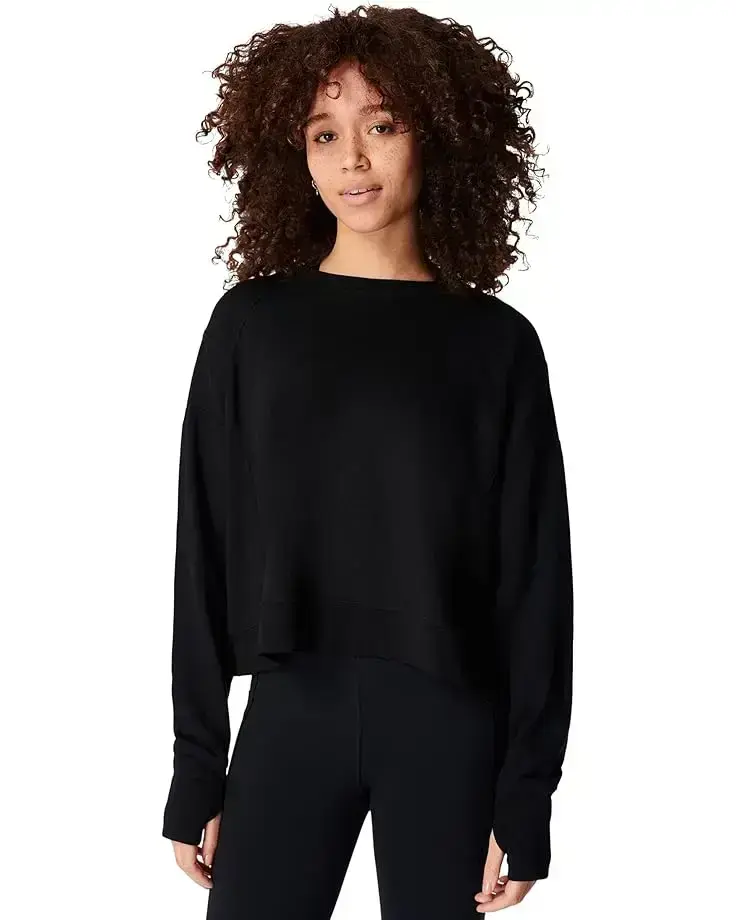 Women's Sweaty Betty After Class Crop Sweatshirt