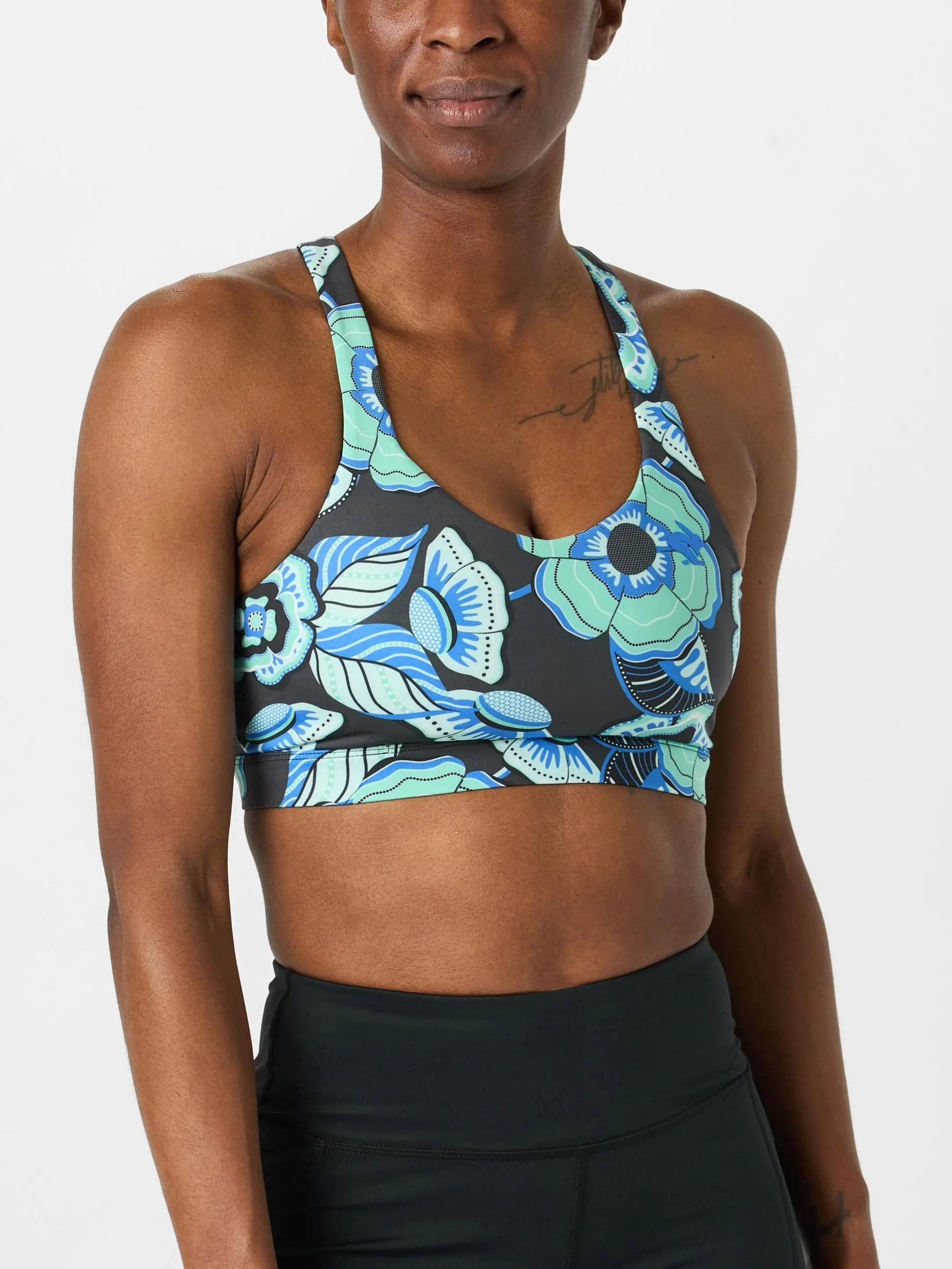 rabbit Pocket Print Sports Bra