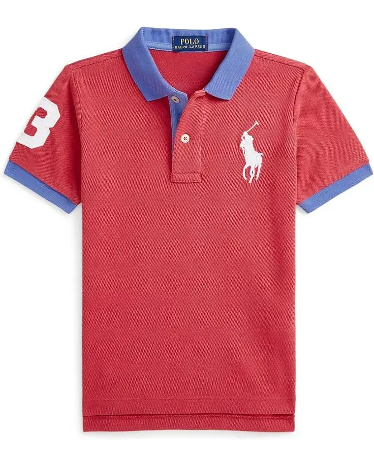 Polo Ralph Lauren Kids Big Pony Cotton Mesh Polo Shirt (Toddler/Little Kid)
