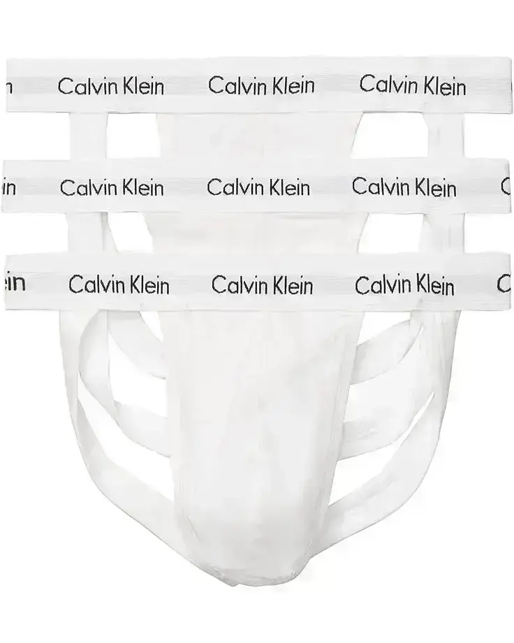 Men's Calvin Klein Underwear Cotton Stretch Jock Strap 3-Pack