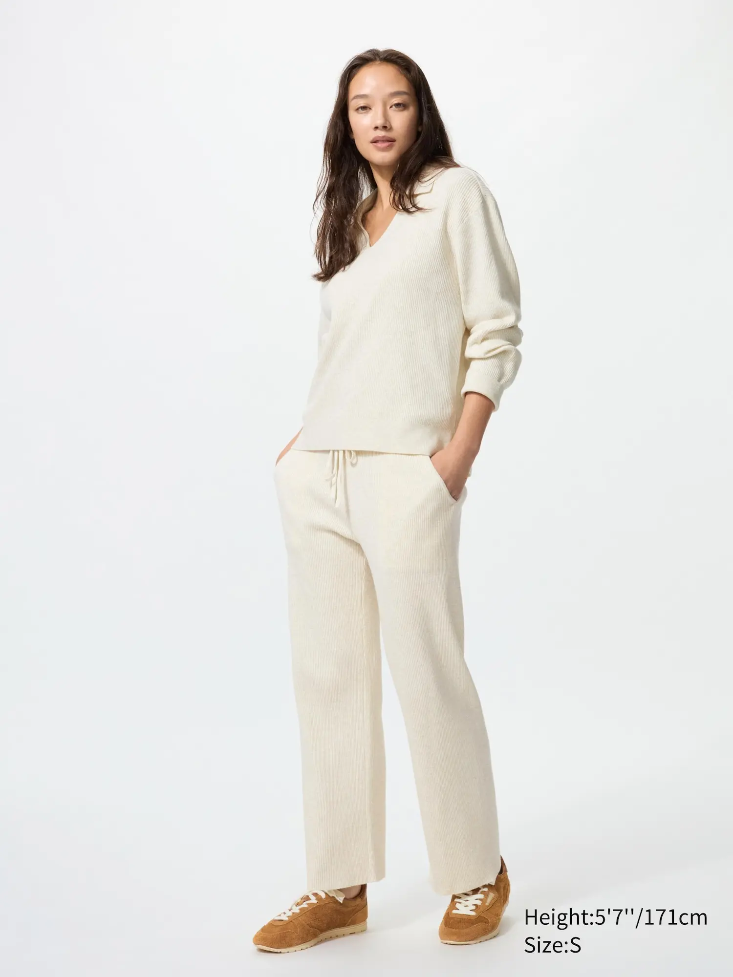 Women's Washable Knit Ribbed Pants