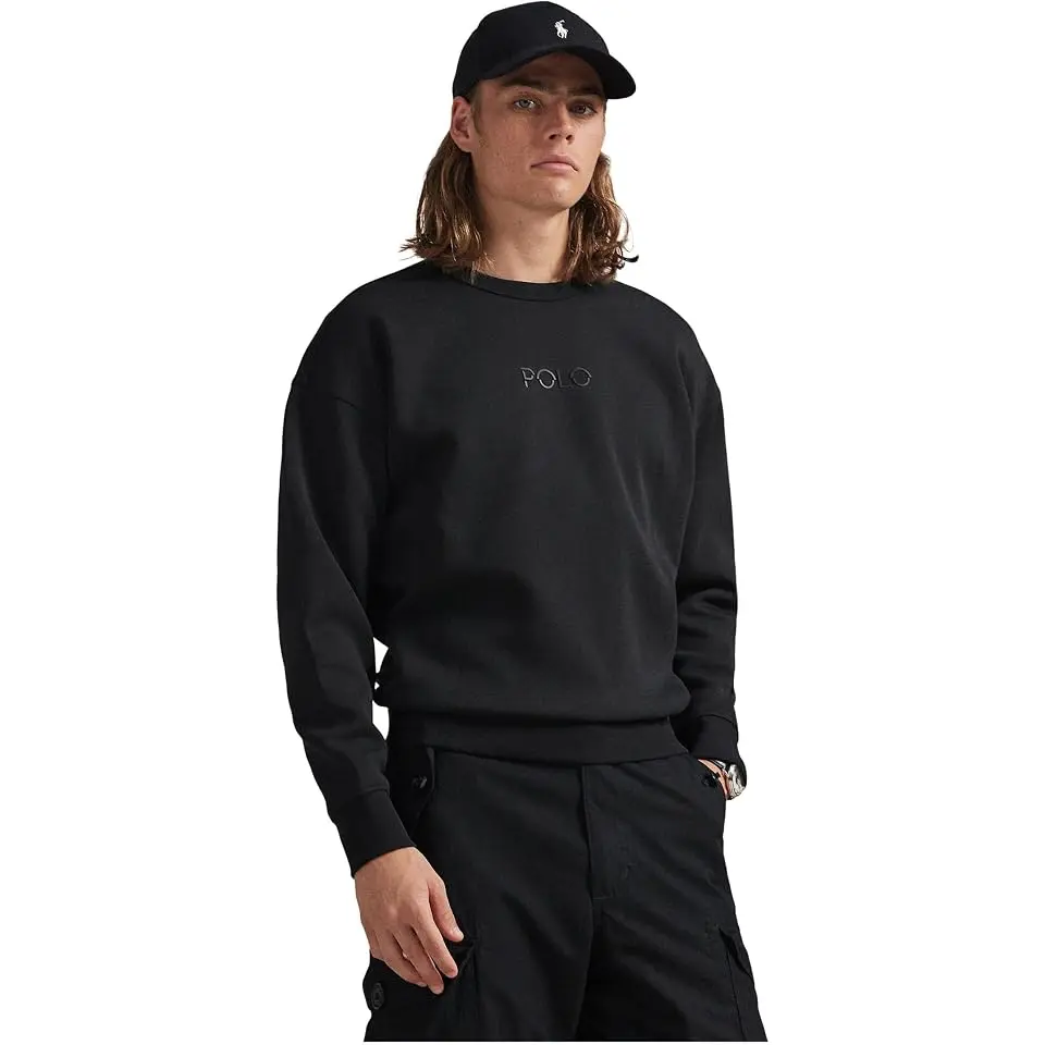 Relaxed Fit Logo Double-knit Sweatshirt