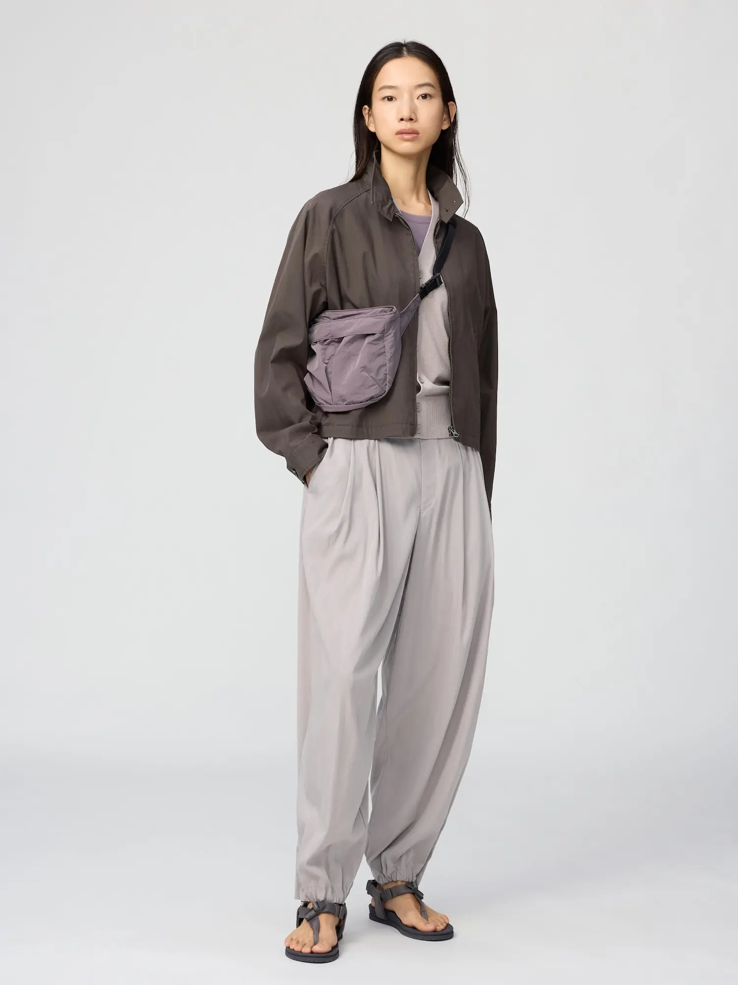 Unisex Packable Pocket Crossbody Bag