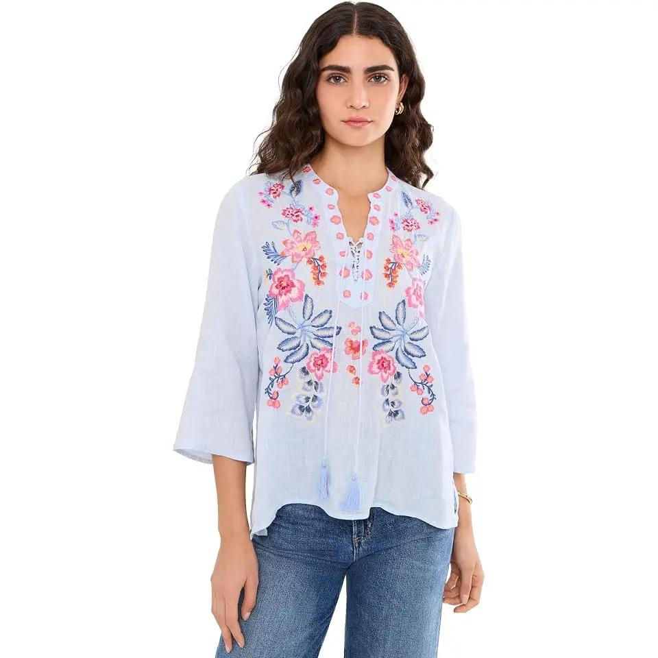 Tie Front Blouse - Lirielle